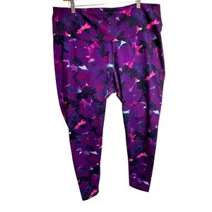 Old Navy Active Go‎ Dry Purple and Pink Leggings size XXL